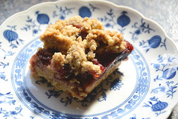 cherry almond bars