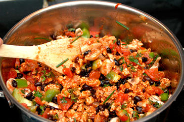 chicken black bean chilli